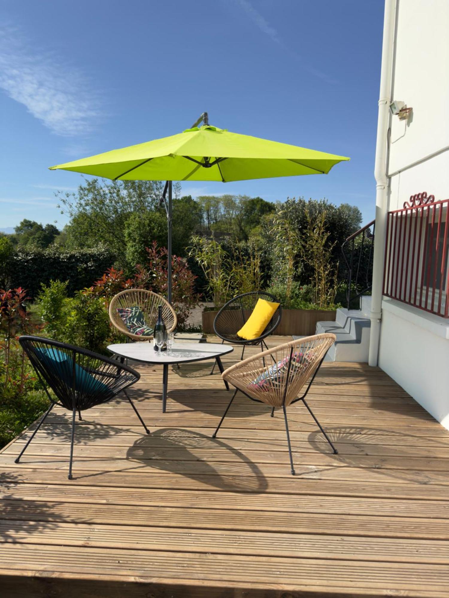 Maison Des Chenes 64 - Independant Apartment With Terrasse Boucau Eksteriør billede